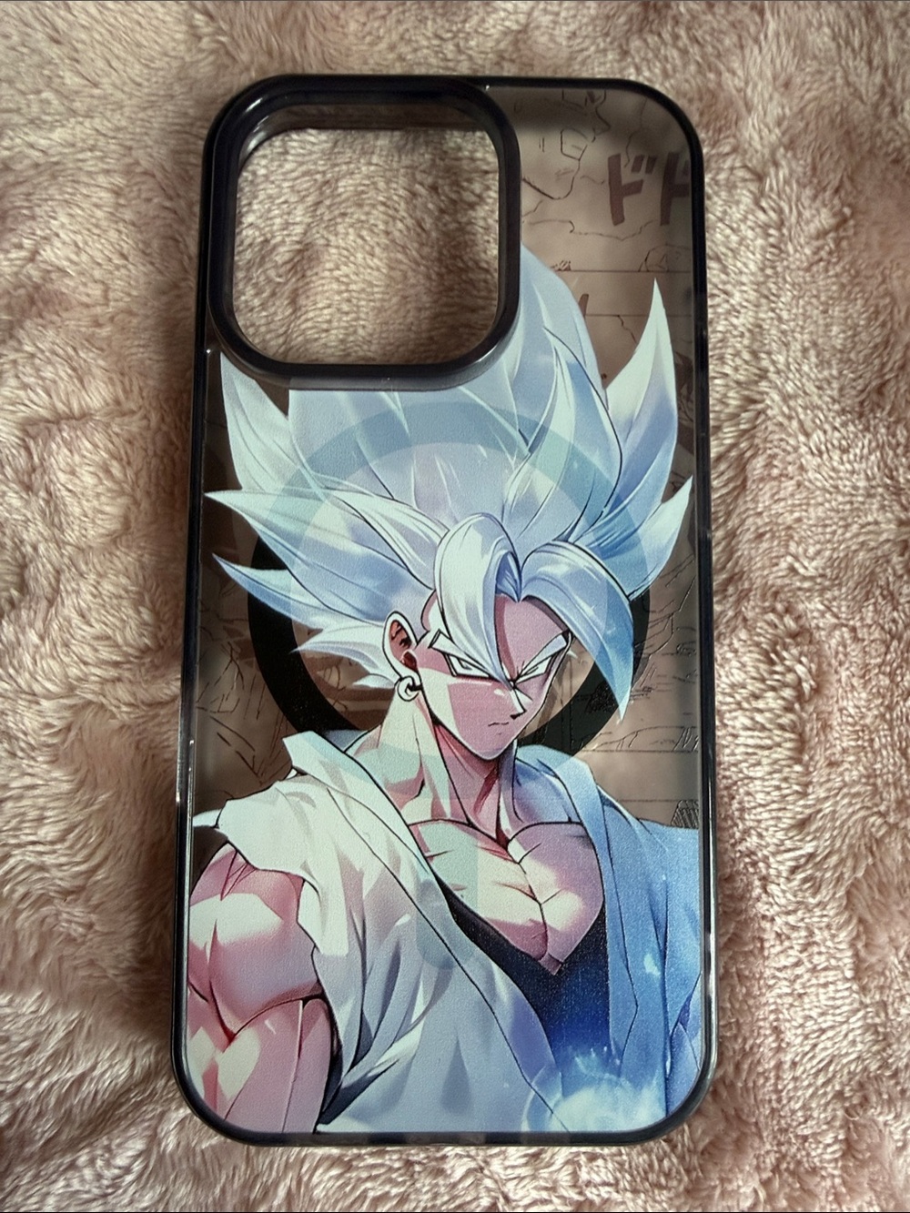 Anime-Inspired White Phone Case for iPhone
